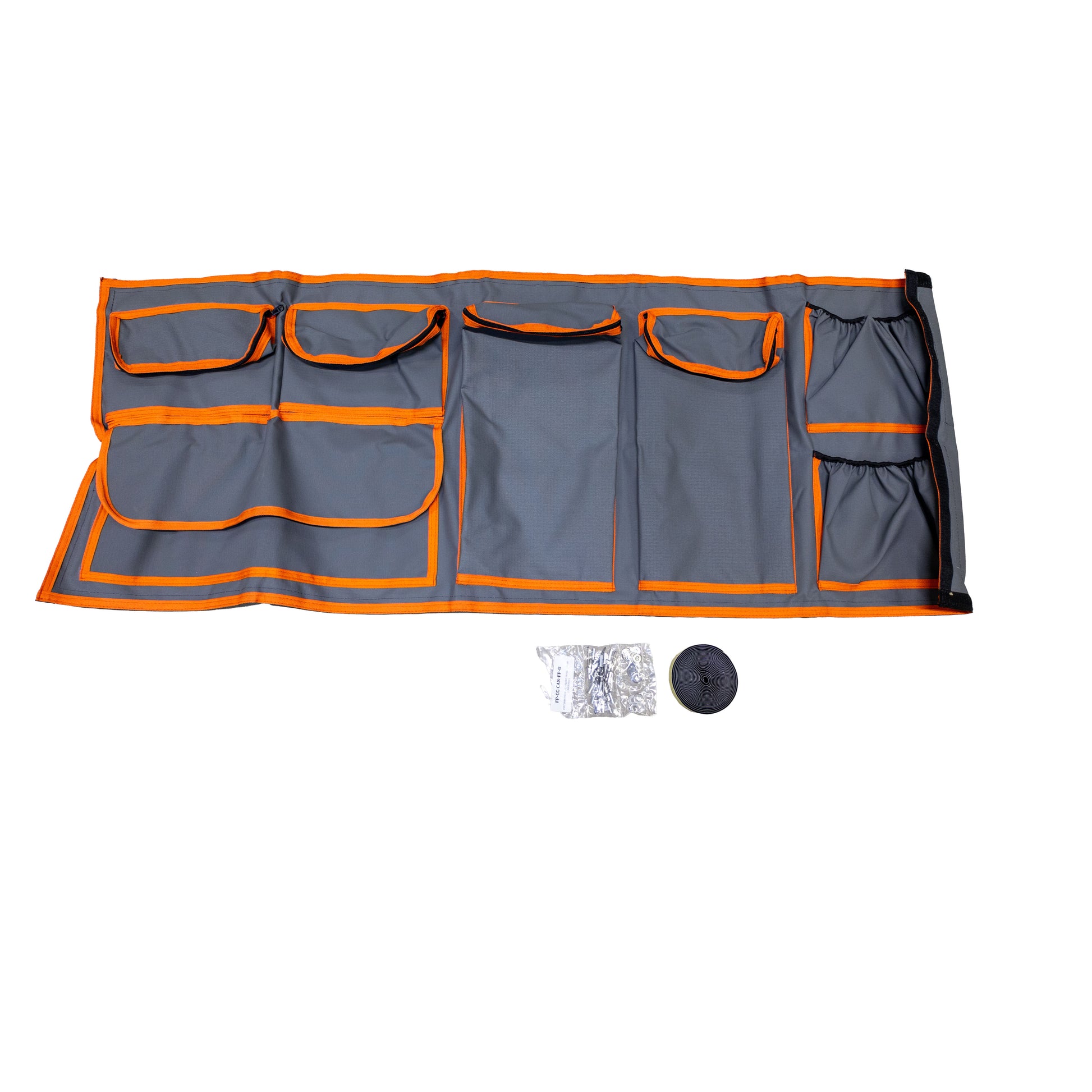 Produktfoto des einzelnen Moskitonetz mit Canvas-Stoff für
das Front Panel. Nicht eingebaut im Camper.