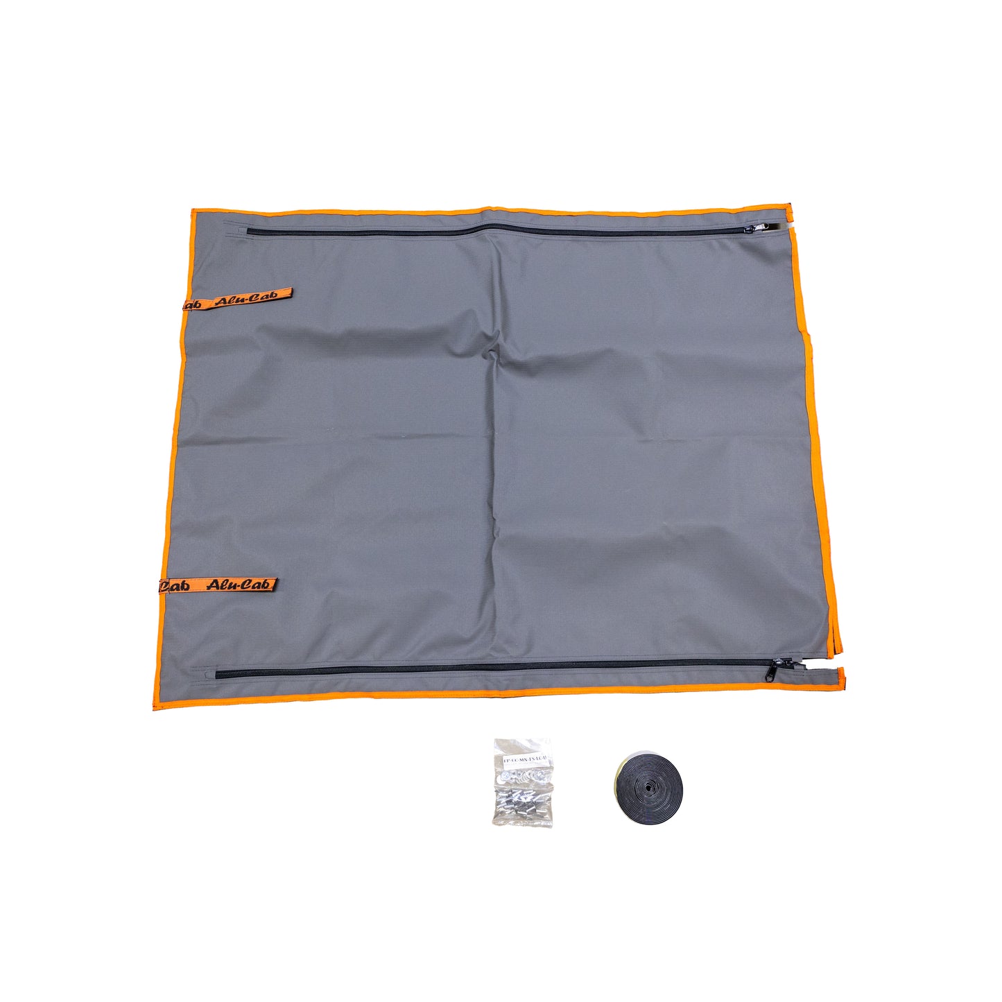 Produktfoto des einzelnen Moskitonetz mit Canvas-Stoff für
die Hecktür für 5.5FT und 6.5FT. Nicht eingebaut im Camper.