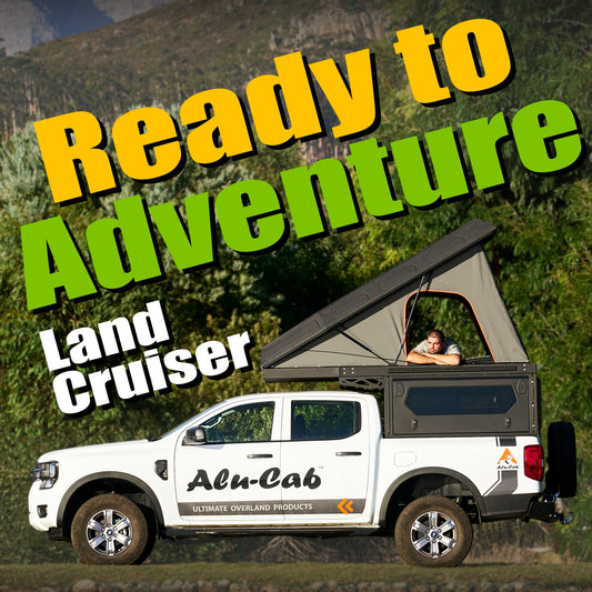 ModCAP Camper für Land Cruiser. Auf einem Pick-Up montiert. Ready to Adventure Variante.