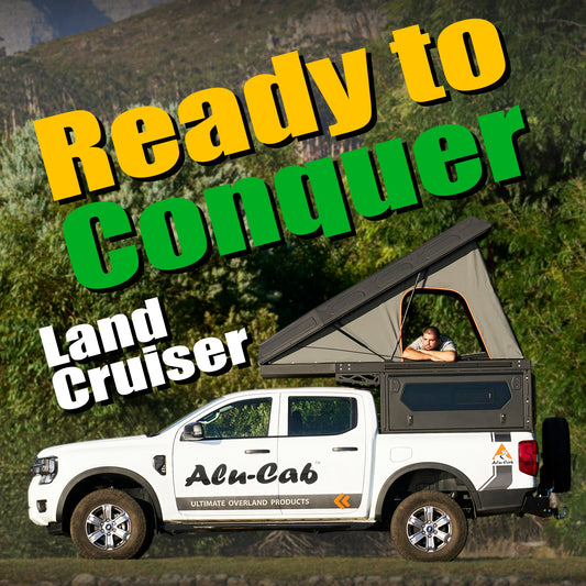 ModCAP Camper für Land Cruiser. Auf einem Pick-Up montiert. Ready to Conquer Variante.