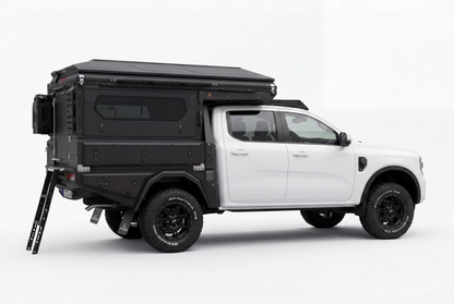 AluBlack Flatbed mit Stauboxen
