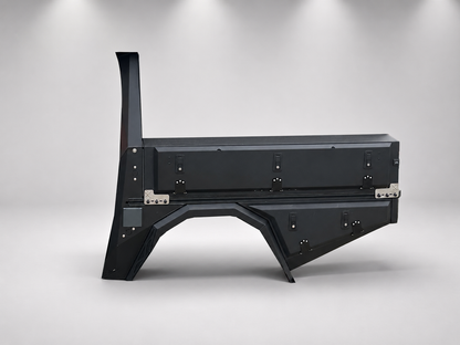 AluBlack Flatbed mit Stauboxen