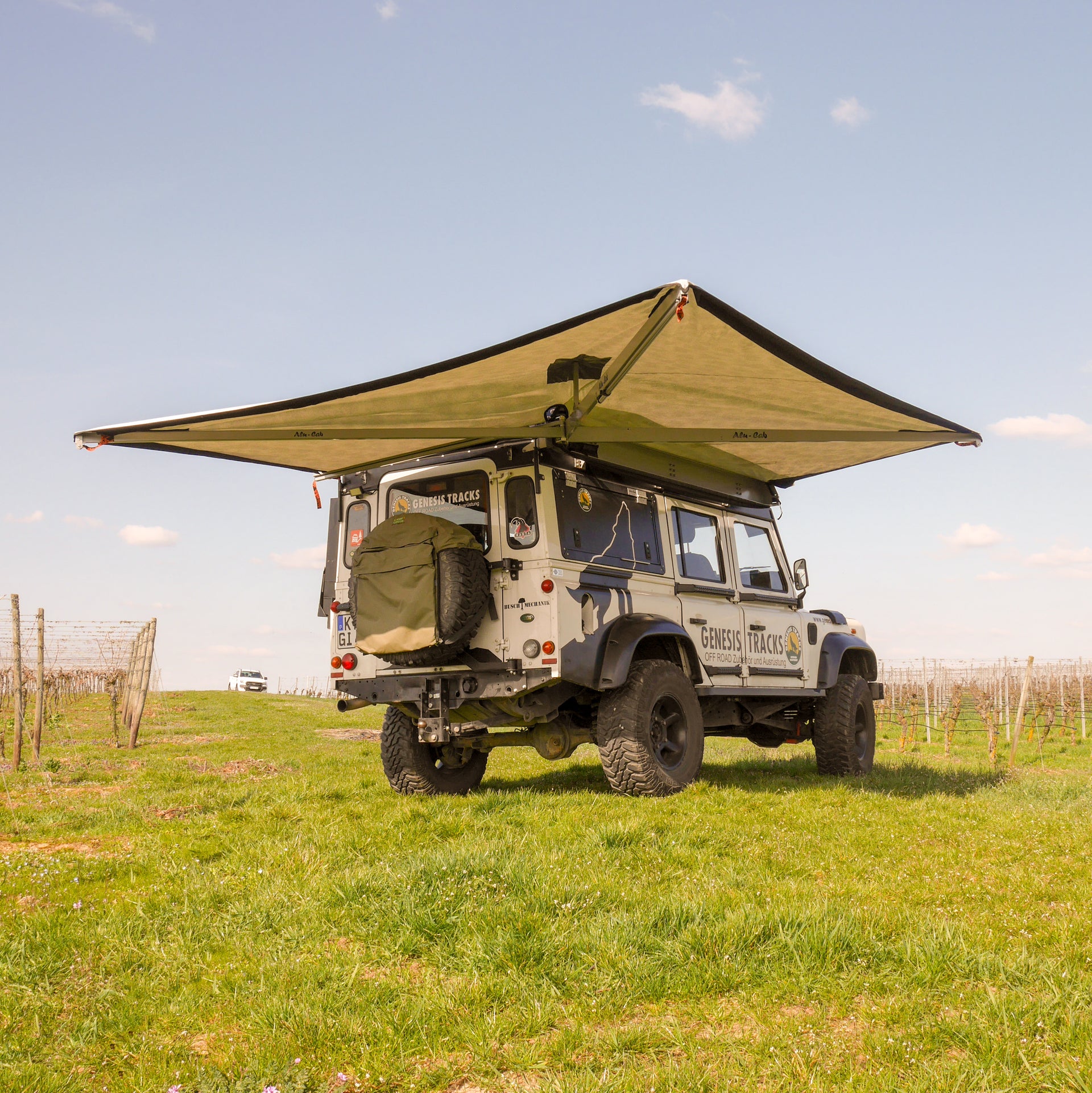 Markise 270°, rechts – Alu-Cab ModCAP